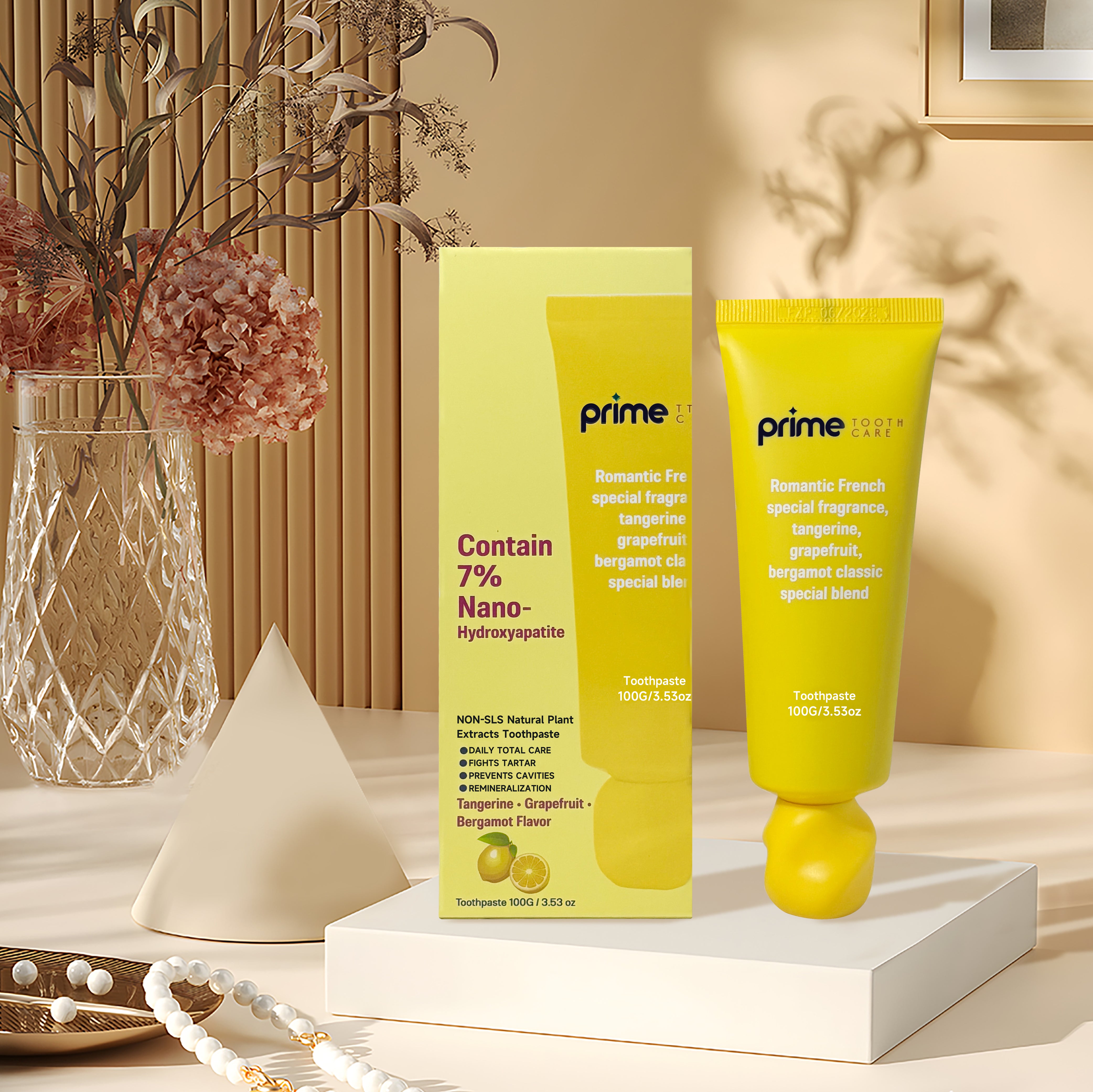 7% nHAP Non-SLS Natural Plant Extracts Toothpaste