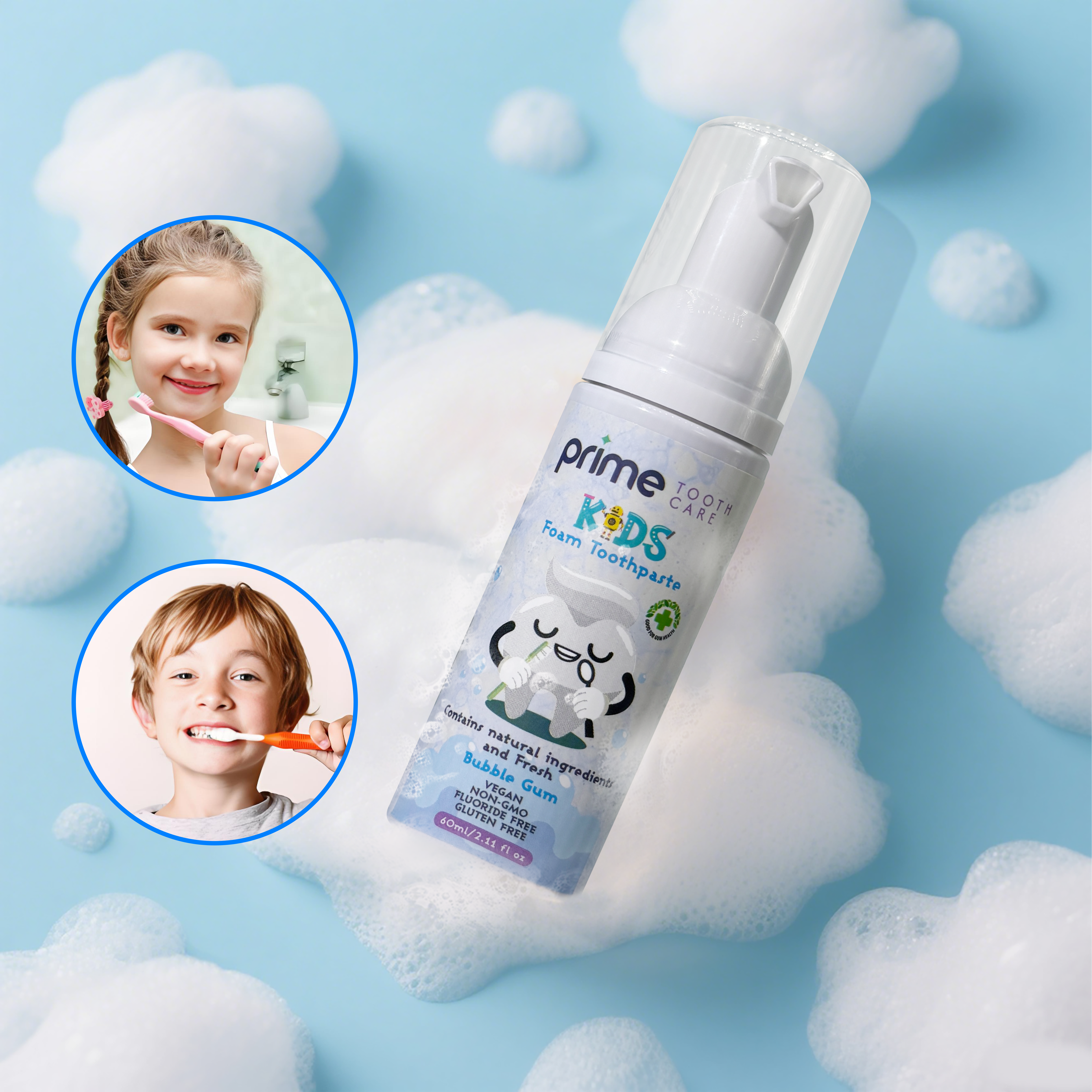 Baby Foaming Pump Toothpaste