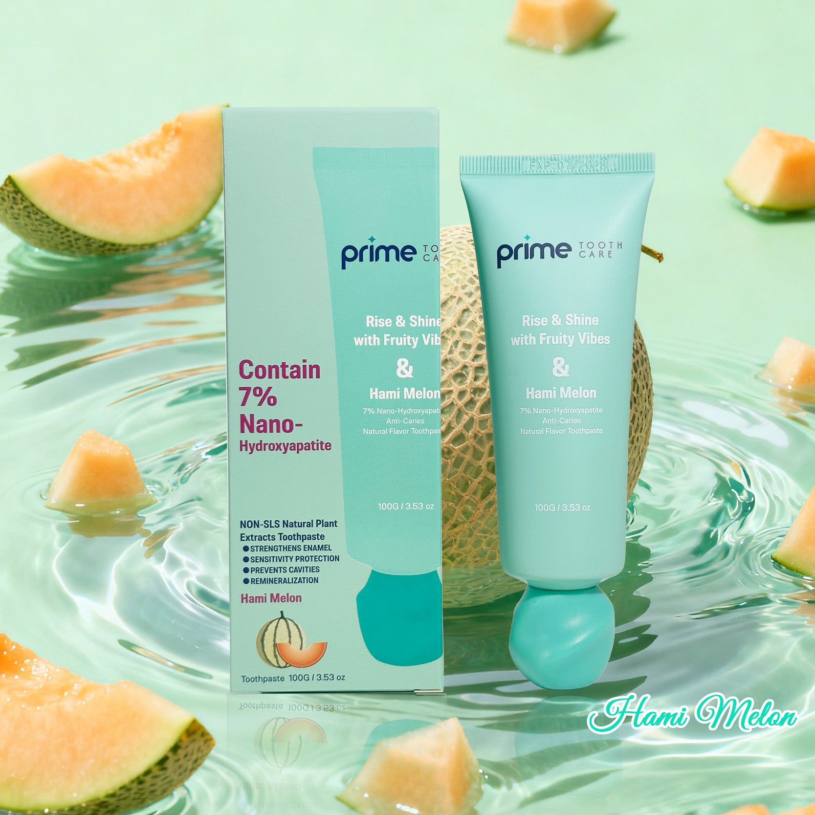 nHAP toothpaste pump bottle for natural enamel repair whitening and cavity protection