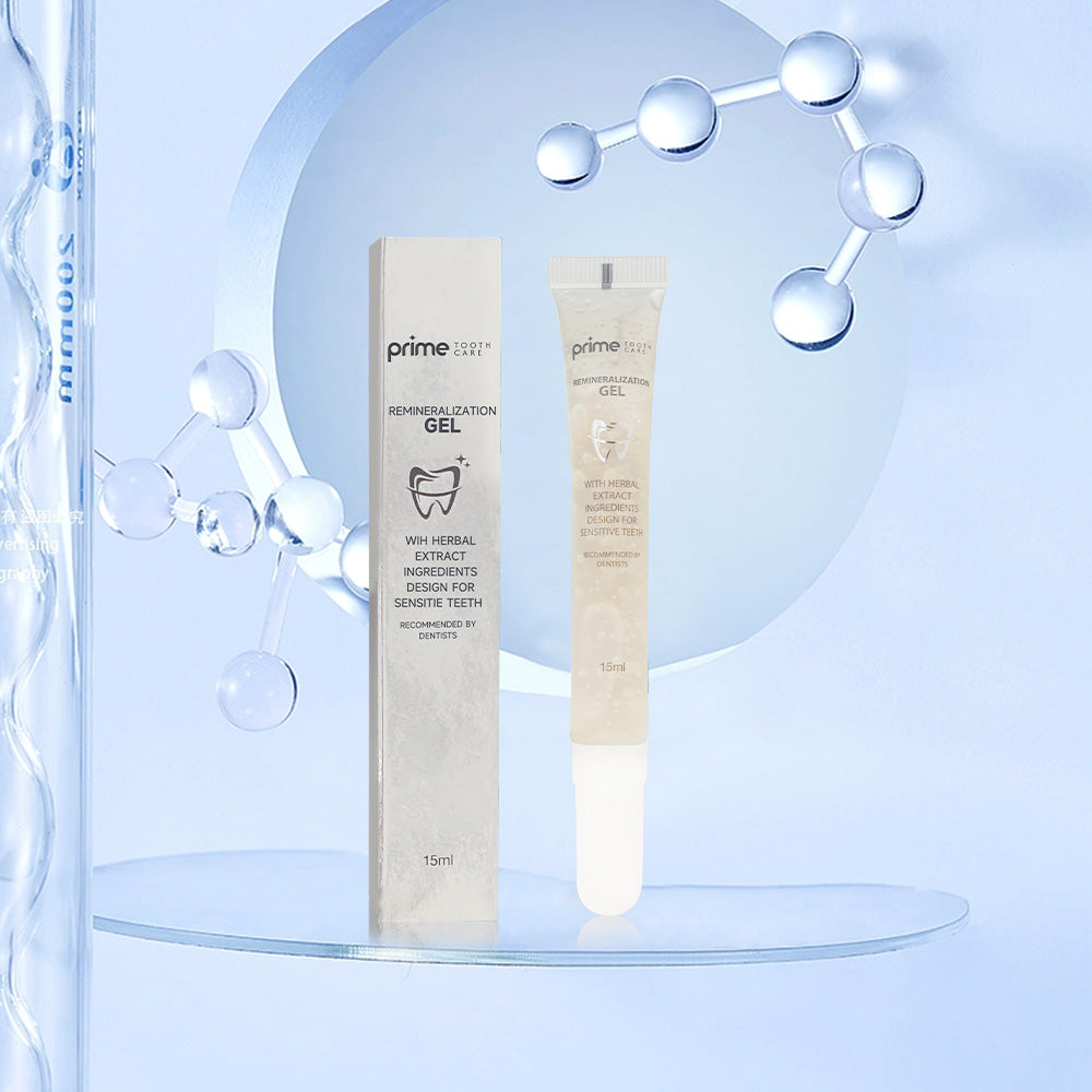 Sensitive gum gel with plant extracts for periodontal inflammation relief and gum soothing
